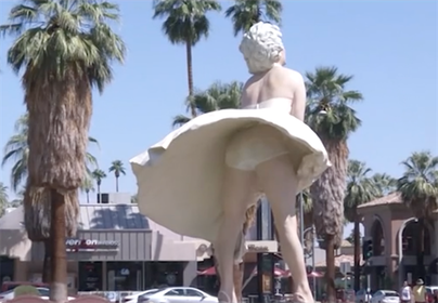 Escultura de Marilyn Monroe en California genera opiniones encontradas