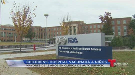 Children's Hospital vacunará a niños mayores de 12 años en clínica de autoservicio
